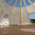 Safari Glamping Tent Factory Hotel Tent House For Custom Size Safari Glamping Cotton Canvas Resort Tent