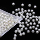 Pearl Beads New Fashion Black Round Without Hole Colors Plastic Abs Pearl Beads