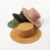 womens outskirts trip flat top straw hat whit oldschool style