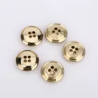 Modern design ladies sewing patterns gold 4 holes button