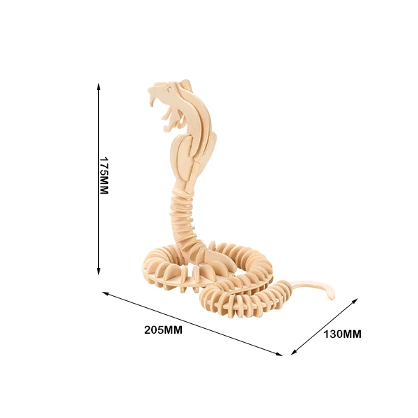 Games & Puzzles Cobra Snake Wooden Puzzle Puzzles