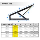Spring Gas Lift Bed Parts Tatami Bed Lift With Gas Spring Connector