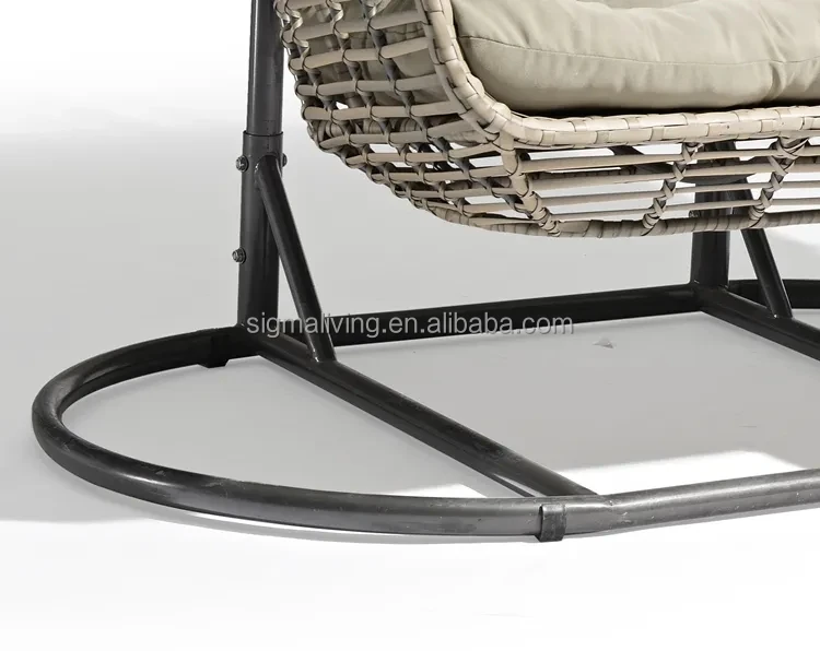 Double Seat Egg Swing Chair rattan outdoor hanging chair Garden Furniture