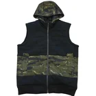 Padded Vest Hot Sale High Quality Hood Fleece Mens Padded Winter Sleeveless Vest