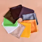 New Women's Scarves New Solid Color Monochrome Women's 90 Satin Large Kerchief Silk Scarves Wholesale