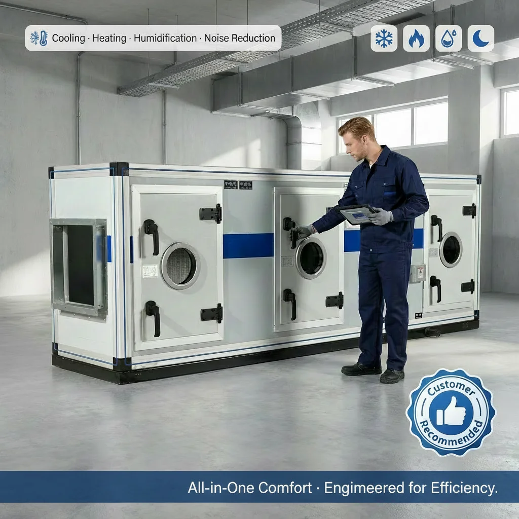 Air Handling Unit, HVAC, 3000-200000, Water - detail 4