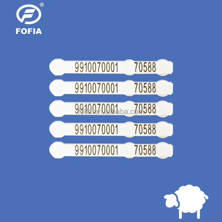 ISO11784/5 FDX-B RFID Animal Tag with 18cm Reading Distance and 5-Year Validity Mini Sheep Ear Tag