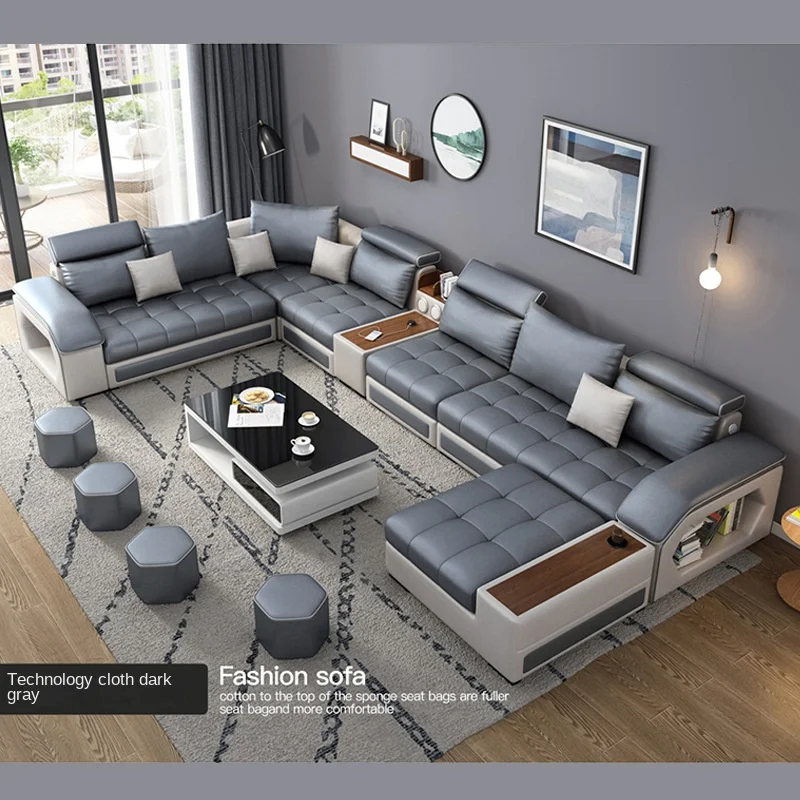 Wooden Sectional Sofa Set for Villa Kitchen Bedrooms School Furniture sofa with Removable and Extendable Features