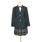 Girls Uniforms Uniform Uniform Girls Uniforms Clothes Plaid Skirts Blazer Designs 100% Cotton School Uniform