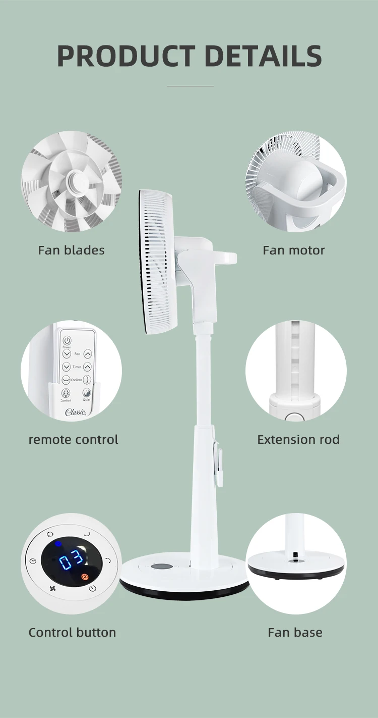 Tower Pedestal Fans, Electric Power - detail 6