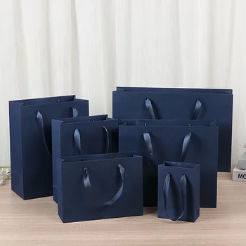 Hot Selling New Style Customizable Text & Logo High Quality Low Price Paper Bags for Gift & Shopping