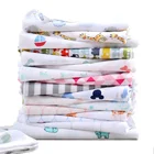 Cotton 100 Cotton Fabric Organic Gauze 100% Bamboo Cotton Printed Muslin Fabric For Baby