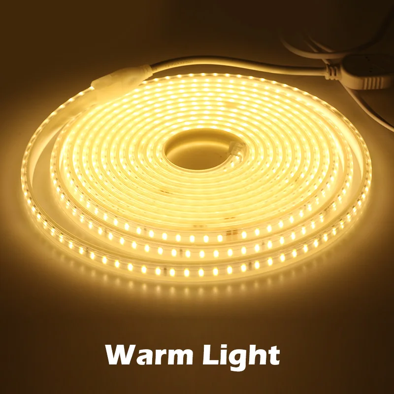 Manufacturers cheap wholesale 220V LED lights with 120led non-harsh flexible LED lights waterproof outdoor use LED light strip