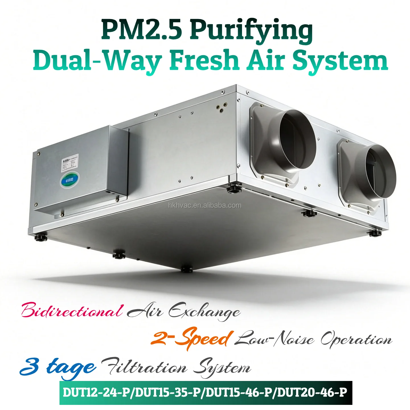 Bidirectional Fresh Air Ventilator, Ceiling, PM2.5 - detail 2