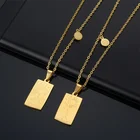 Necklace New Arrival 18K Gold Plated Stainless Steel Zodiac Pendant Necklace For Women