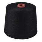 Spun Polyester Yarn Ring Spun With Good Quality Recycled Polyester Yarn Waxed For Knitting