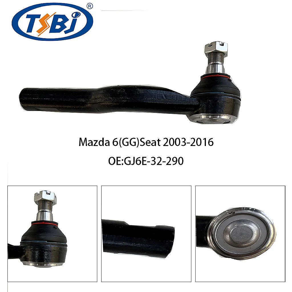 Factory wholesale hot sale full set of auto chassis parts like tie rod end for Mazda 6(GG) OE:GJ6E-32-290 factory