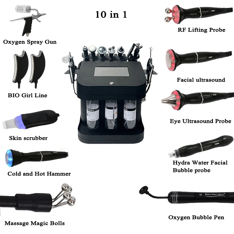 Aqua Peel Facial Machine Hydrodermabrasion Skin Rejuvenation Device for Professional Use 8 <strong>TECHNICAL SPECIFICATIONS</strong> Power: 110W Voltage: 100V/110V/220V Treatment Handpieces: 10 pcs Screen Size: 10.1inVacuum Range:0-90kpa Vacuum Range:0-90kpa Ultrasonic: 1Mhz / 2W/cm2 RF frequency:1.5Mhz Package Size: 47*45*42cm Package Weight: 10kg ReturnPolicy: <b class="magic-5"><span style="color: #2196ed;">30 Days Money back guarantee</span></b> <a href="http://skintechx.com/refund_returns" data-sm="true">Return Policy</a> ShippingDetails: <b class="magic-5"><span style="color: #2196ed;">FREE SHIPPING fast delivery</span></b> <a href="https://skintechx.com/shipping-policy" data-sm="true">Shipping policy</a> Aqua Peel Facial Machine Hydrodermabrasion Skin Rejuvenation Device for Professional Use