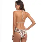 Bikini Manufacturers Supply High Quality Ladies Fitness Swimwear Halter Cut Out Sexy Bikini 2021