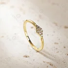 New Design Women Gold Ring Rings Gemnel New Design Women Gift Jewelry 14k Gold Plated Tiny Diamond Eye Ring