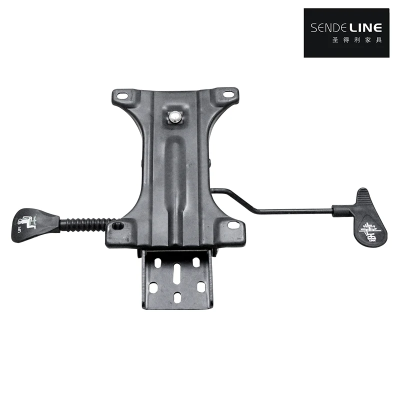 Black Office Chair Mechanism with 178X240mm Size and 200X148mm Mounting Hole Distance