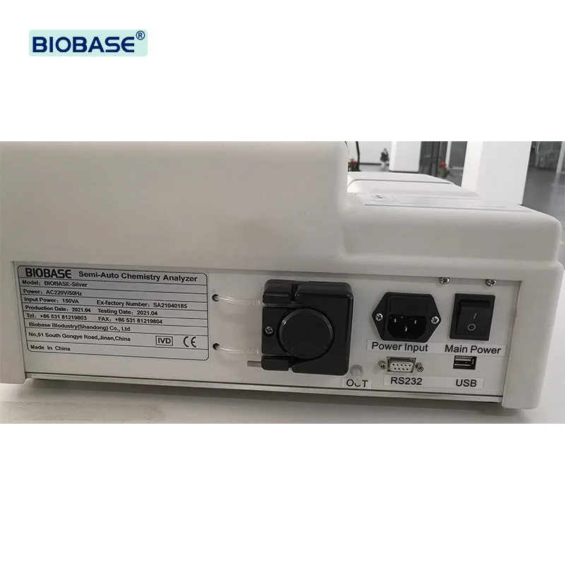 Best Semi Automatic Touch Screen Biochemistry Analyzer Auto Clinical