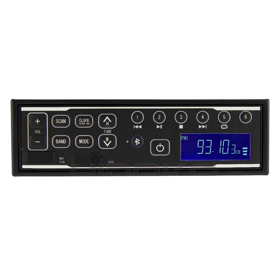 M200 Global One DIN Car Audio System Screen Display Android Auto Function Excavator Radio MP3 FM USB Aux Control AM Wave Band