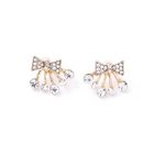Hoop Statement Custom Hoop Earrings Women Wedding Fashion Party Moon Zircon Drop Earrings Jewelry