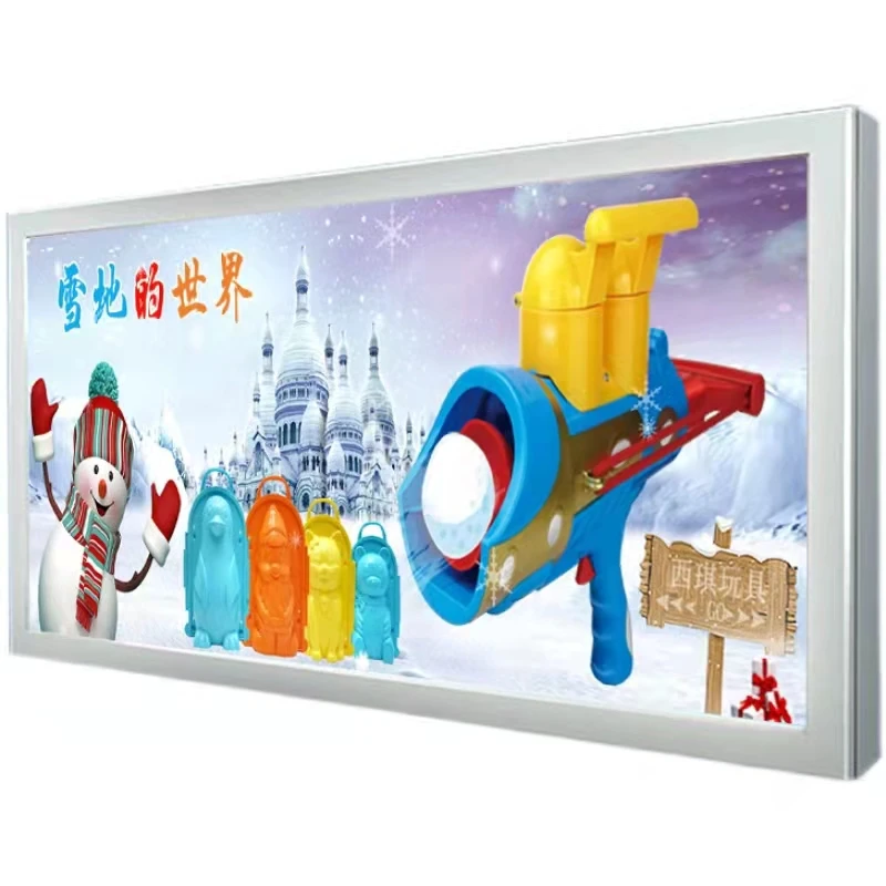 product battery powered light box display estatic electronic signs advertising steel structure billboard poles-12