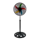 Colorful Fan 2021 Hot-selling Colorful Africa South America 18-inch Round Base Multi Holes Stand Fan