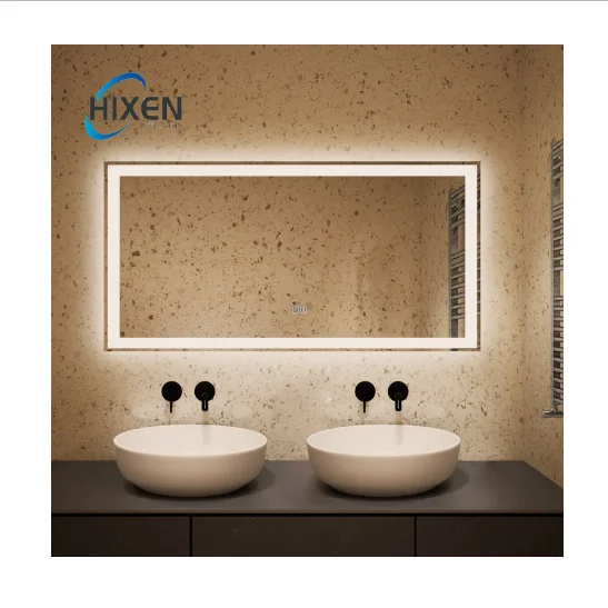 HIXEN 18-2B China Factory Fast delivery Wholesale Large Vanity Lighted Lights Magic Vanity LED Mirrors