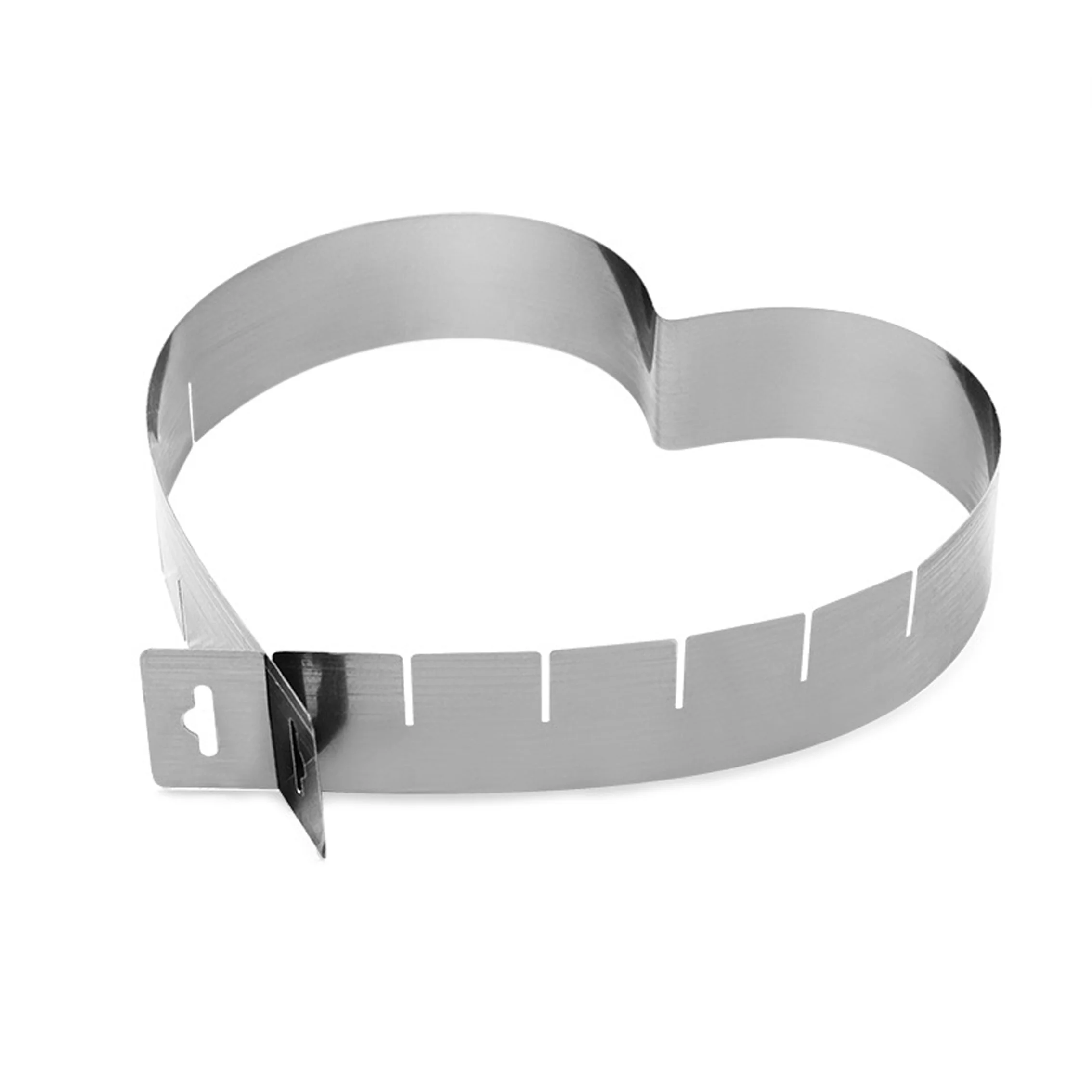 Hot Selling Adjustable Stainless Steel Heart Shaped Ring Baking Mold Mousse Cake Cutting Kitchen Accessories