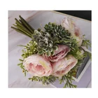 Wedding Artificial Roses Valentine Artificial Flower Wedding Bouquet Roses