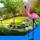 Garden Retail Plastic Flamingo Solar Light Garden Stake