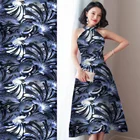Floral Custom Floral Print On Fabric Service 100% Polyester Satin Fabric For Pajamas
