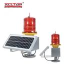 Led Led ALLTOP Ip65 Waterproof Wireless Aluminum Solar Powered Led Marine Navigation Aviation Obstacle Warning Lamp