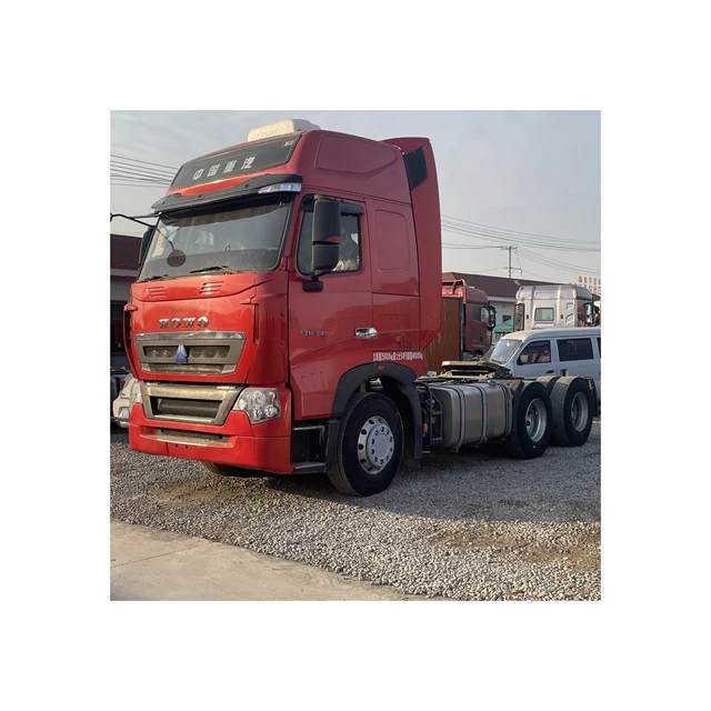 Used SINOTRUK HOWO T7H 540 horsepower 6X4 heavy duty diesel tractor originally from China