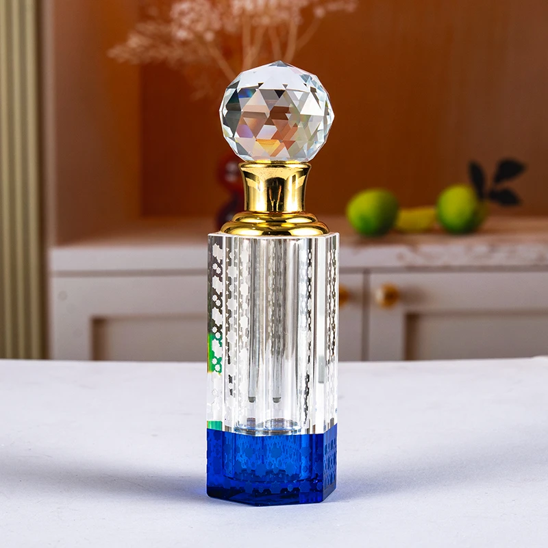 product small bridge multi size wholesale 3ml 6ml 12ml fine glass empty bottle customizable crystal perfume bottle-8