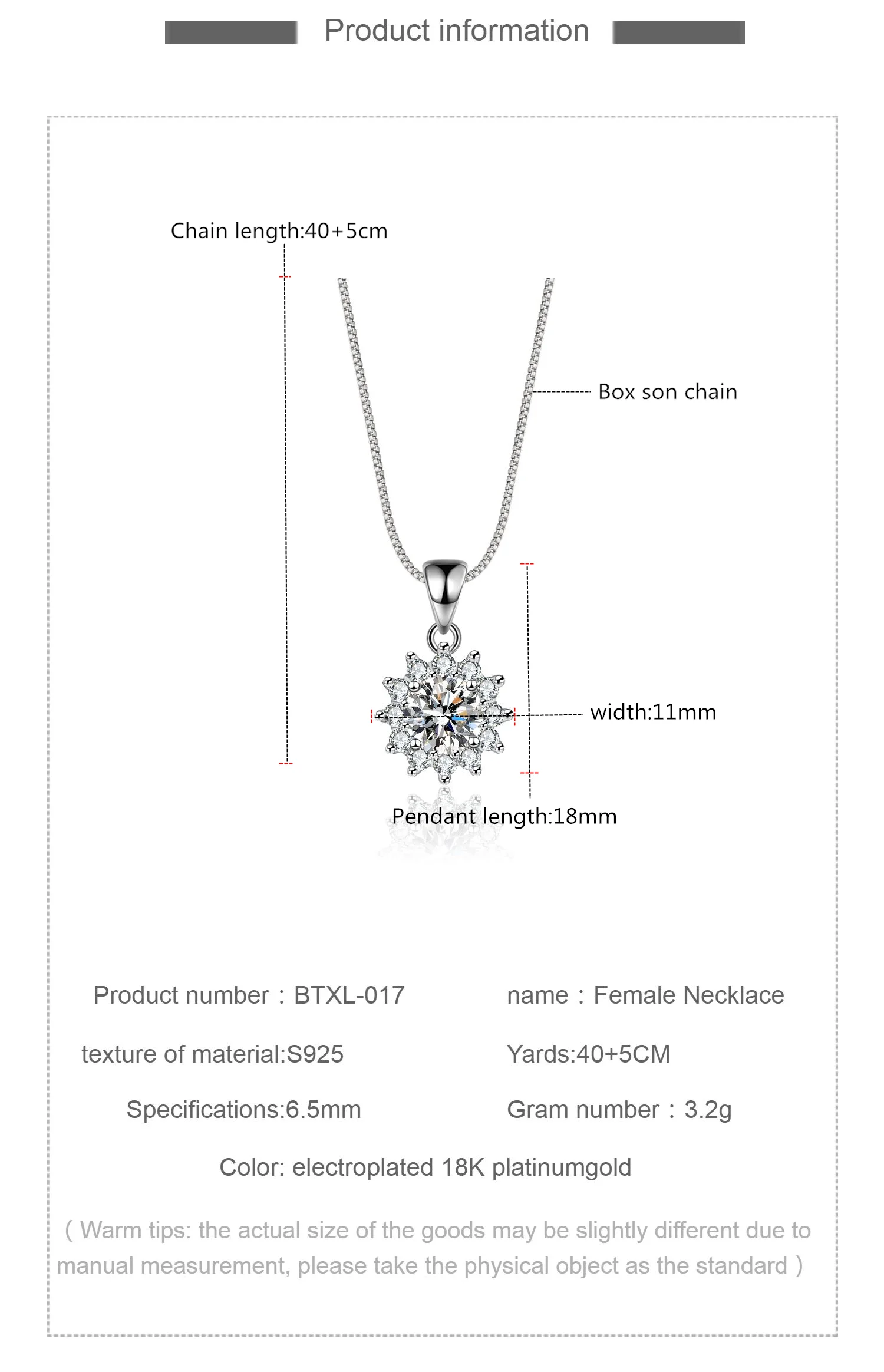 925 sterling silver 1ct vvs snowflake moissanite pendant for women passes diamond tester