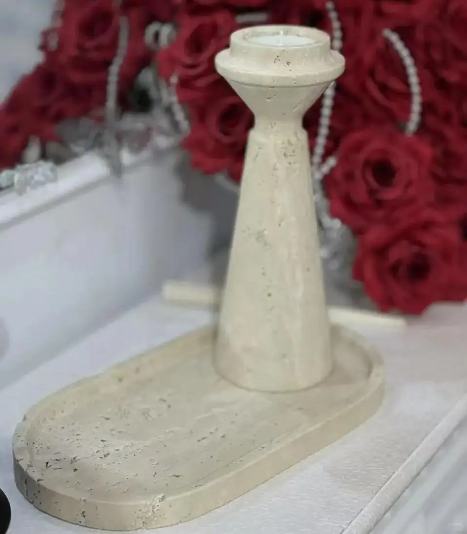 product elegant travertine marble handicrafts natural interior design accessories-6
