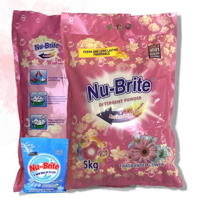 OEM Bulk Wholesale 15KG Detergente En Polvo a Granel Disposable Washing Detergent Powder for Home and Apparel Cleaning Products details