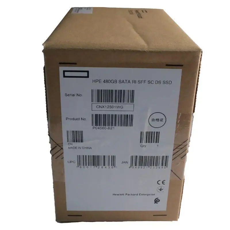 HPE Original 480G SATA SSD | Write-intensive | 7*24-hour Full Load | 1.5DWPD Ultra-long Lifespan