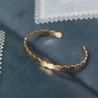 Bangles Wholesale Fashion Wavy Shape Bangles Jewelry 18K PVD Gold Plated Stainless Steel Bracelets Bangles
