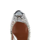 Shoes PVC Peep Toe High Heel Gorgeous Chain Drill Women Shoes Size 12 Pumps