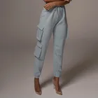 Trousers Top Fashion Ladies Track Trousers Casual Flat Drawstring Cargo Jogger Pants Women