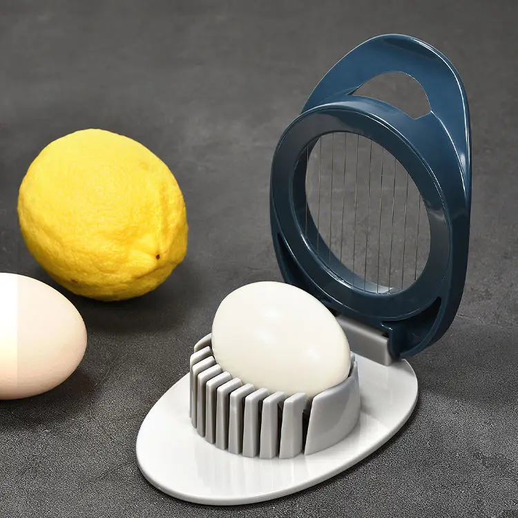 CHUJU Multi-function Two Version Stainless Steel Egg Cutter For Egg Slicer Cut Into Flowers Versatile Kitchen Helper