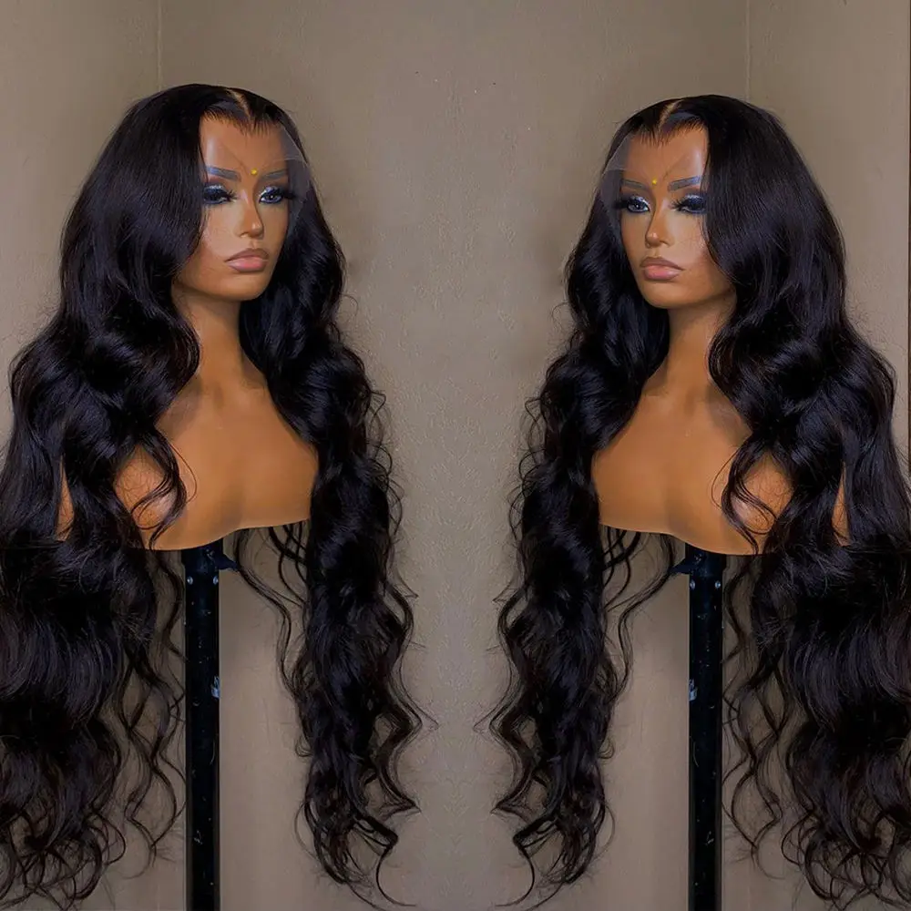 Cheap Hd Lace Frontal Wig 30 Inch Brazilian Body Wave Lace Front Wig Human Hair Full Lace Human Hair Wig For Black Women Vendor