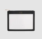 Clutch Leather Bag Clutch Clutch Bag Women Latest Transparent PVC Women Zip Clutch Travel Makeup Leather Pouch Bag