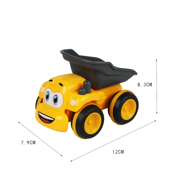 Hot Sale Cute Engineering Vehicle Toys Friction Cartoon Toys Car Fun Car Toys For Kids