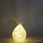 Christmas Decorations Handmade Christmas Ornament Glass Angel And Decorations With Led Light For Christmas Festival